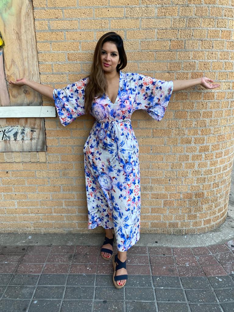 linen caftan dress CapHill Caftan Dress